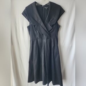 Le Chateau Black A-line Dress With Cap Sleeves Size XL